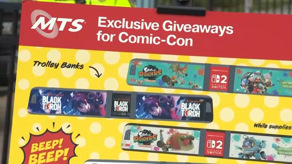 MTS trolley line gets magical for San Diego Comic MTS trolley line gets magical for San Diego Comic