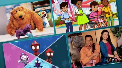 Collage of images from titles within the article