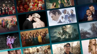 Collage of 2026 Emmy® Award nominated shows from Disney+ and Hulu.