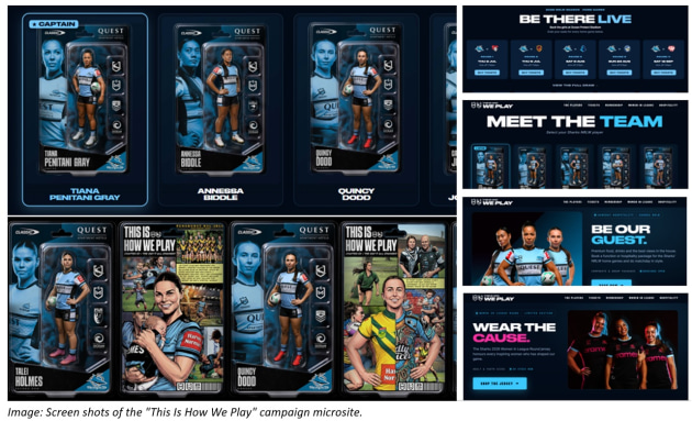 Cronulla Sharks transforms NRLW squad into superhero action figures via in-house campaign Cronulla Sharks transforms NRLW squad into superhero action figures via in-house campaign