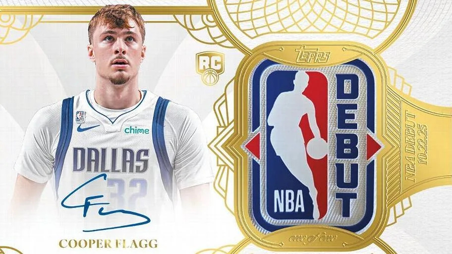 Cooper Flagg NBA Debut Patch Auto