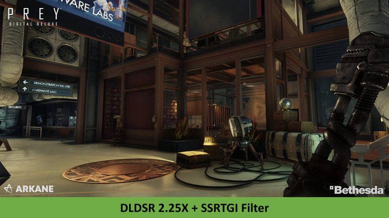 DLDSR in action for Prey
