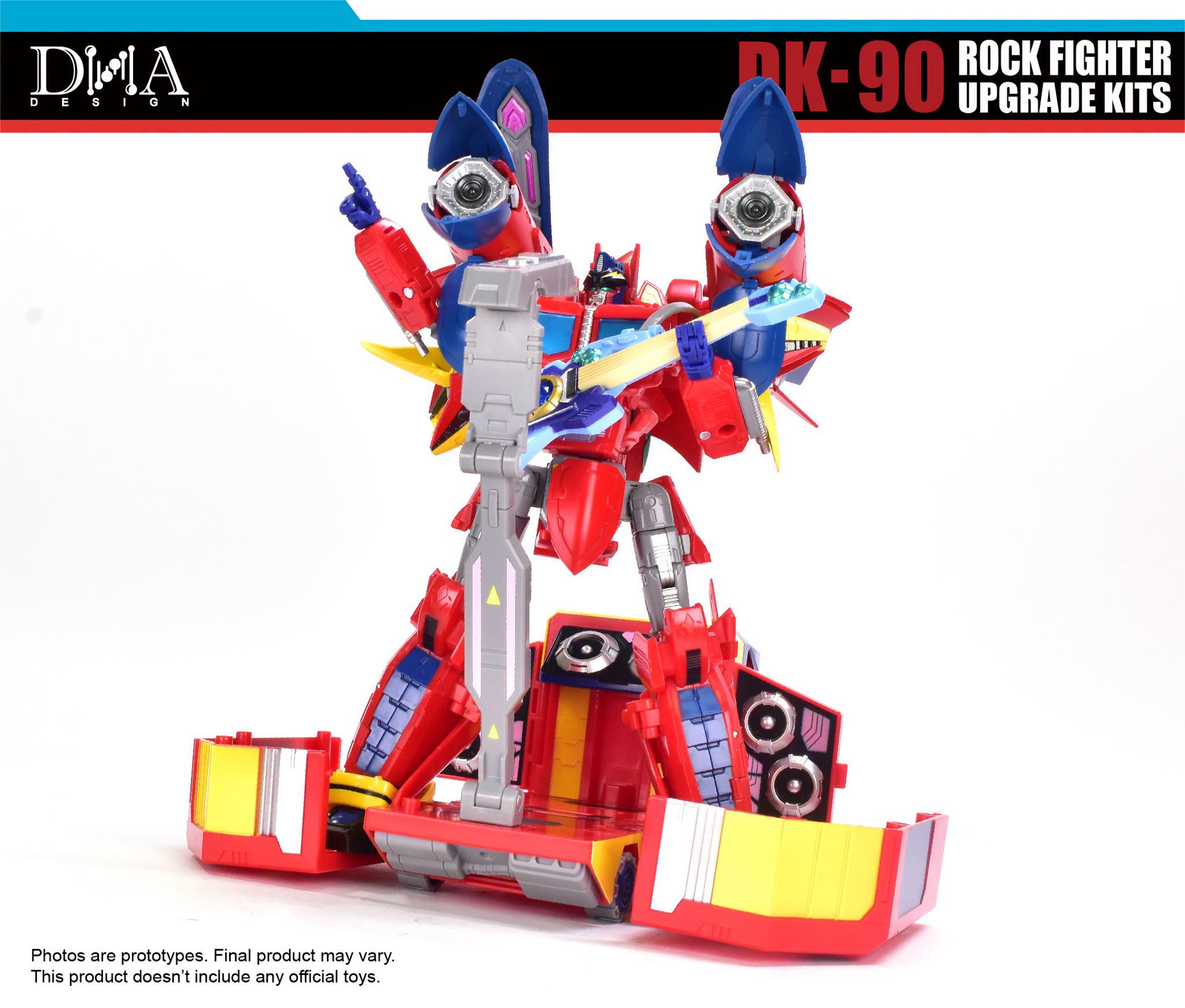 DNA Design’s DK-90 Rock Fighter (Macross 7 Basara Prime) Upgrade Kit Revealed