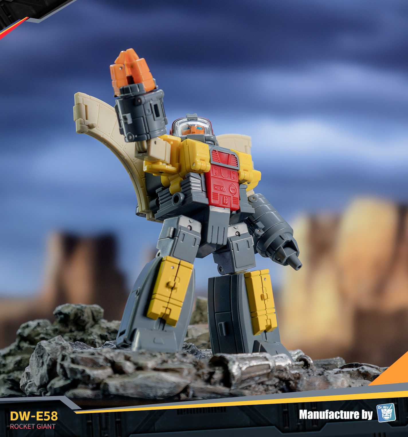 Dr Wu DW-E58 Rocket Giant (Micro Omega Supreme & Robodoctor) In-Hand Images