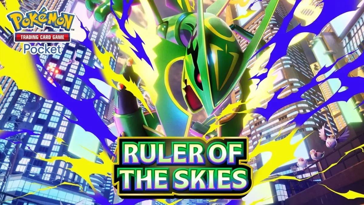 Pokémon TCG Pocket announces next major expansion Ruler of the Skies, featuring Mega Rayquaza