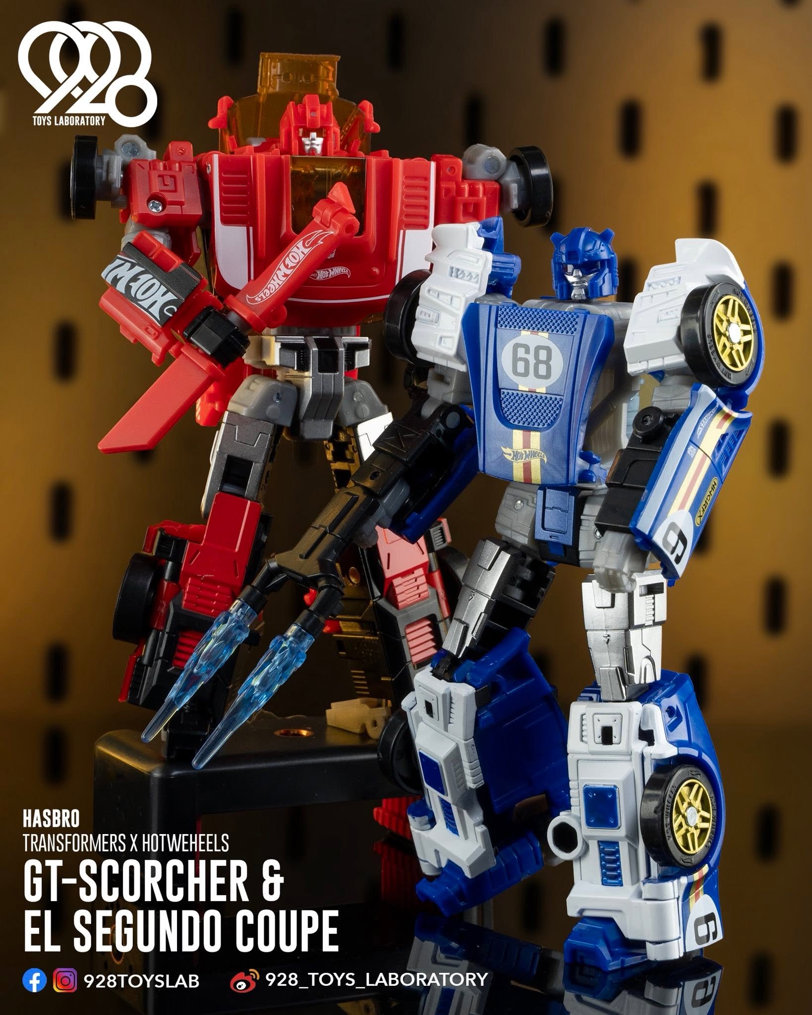El Segundo Coupe & GT-Scorcher In-Hand Images Hot Wheels x Transformers Wave 2