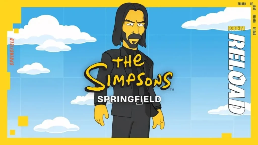 Fortnite Reload x The Simpsons lets you unlock a John Wick Simpsonified skin and Sprite Fortnite Reload x The Simpsons lets you unlock a John Wick Simpsonified skin and Sprite