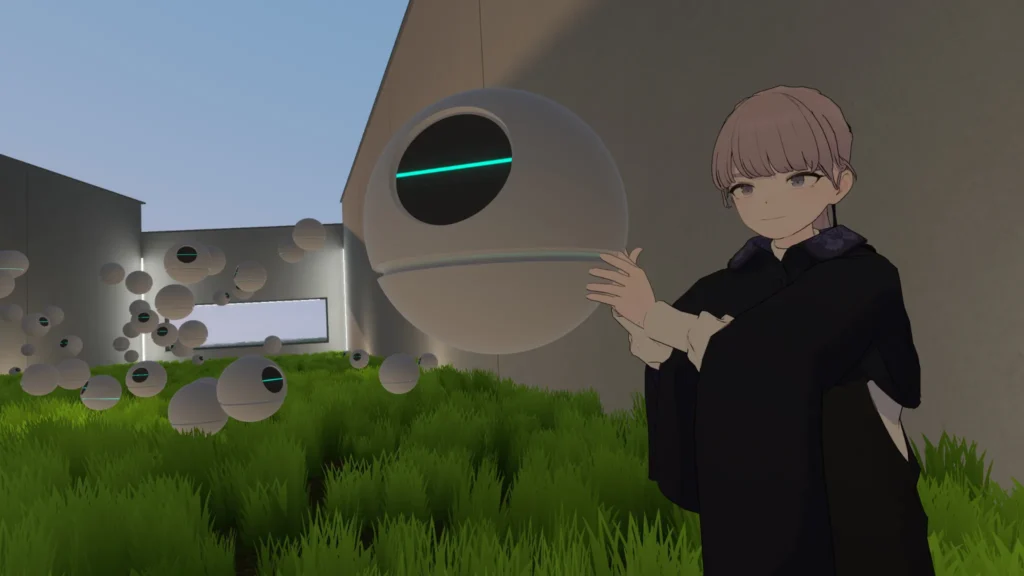 [Series: Visually Appealing VRChat Worlds] An experience where you are surrounded, immersed, and filled with 256 sounds: “Waves #256”