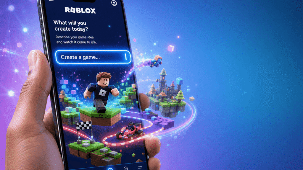 Roblox Brings AI Game Creation to Mobile With Text Prompts