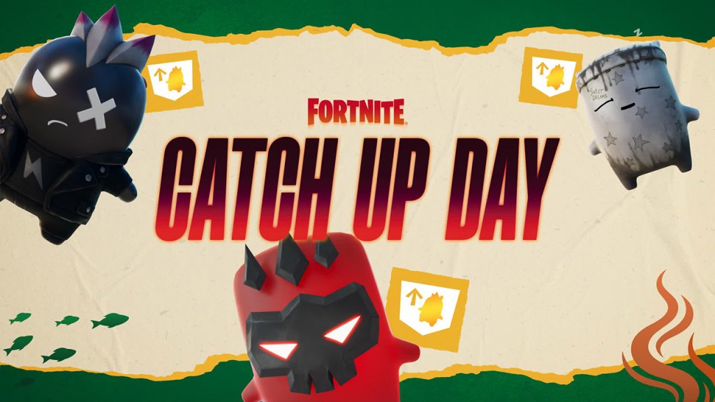 Fortnite Catch Up Day Wallpaper