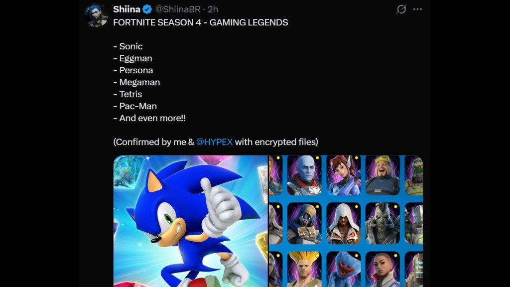 Fortnite Chapter 7 Season 4 Collab Leaks