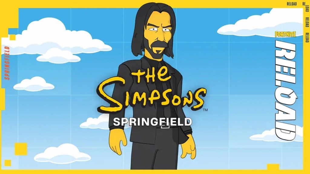 Fortnite John Wick The Simpsons Skin