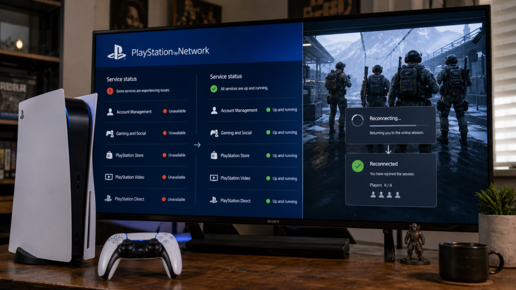 PlayStation Network Status: July 24 Outage and Recovery PlayStation Network Status: July 24 Outage and Recovery