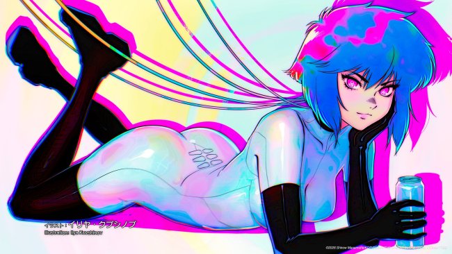 ghost in the shell episode 2 endcard visual