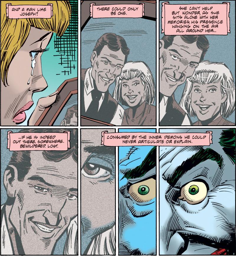 Panels from Batman: Legends of the Dark Knight and the storyline
