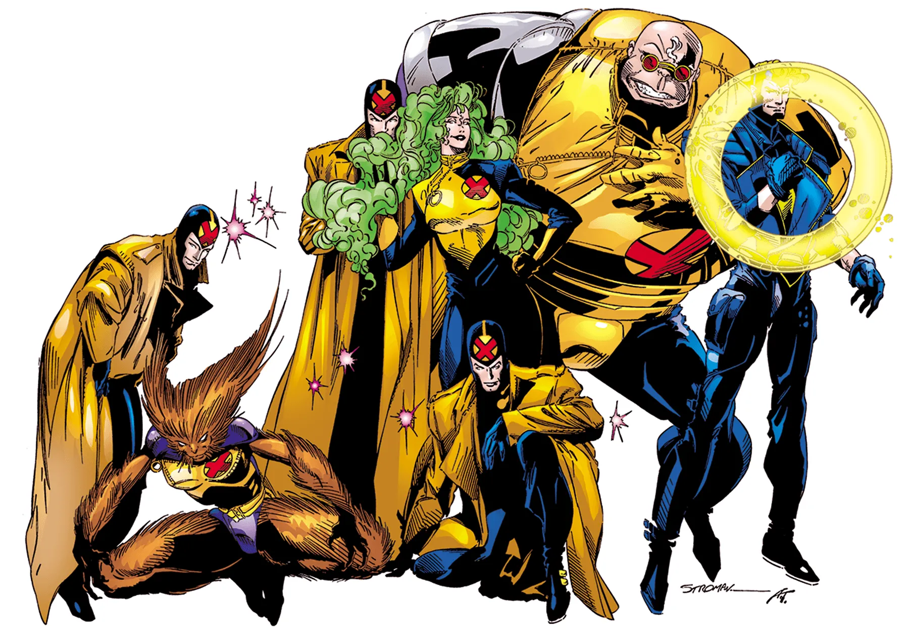 X-Factor as drawn by Larry Stroman