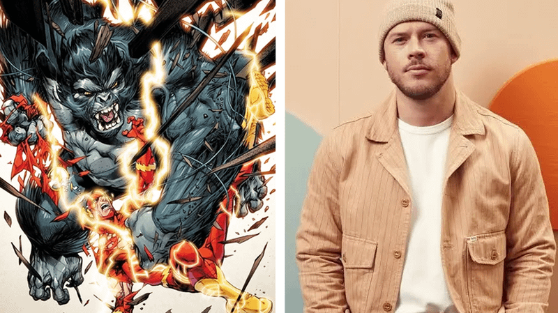 Gorilla Grodd Punching The Flash / Jimmy Tatro.