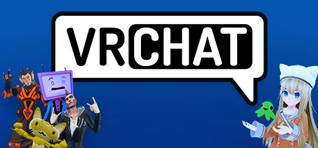 VRChat social VR platform Steam header