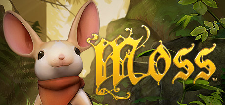 Moss VR header art featuring Quill the mouse adventurer