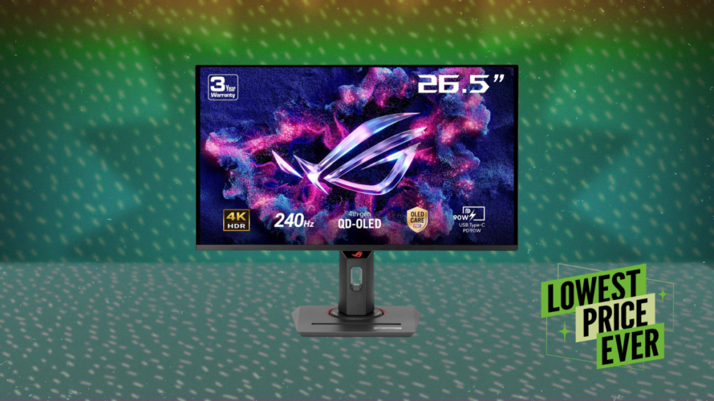 One of Asus’ Best 4K OLED Gaming Monitors Is Back to Its Lowest Price Yet