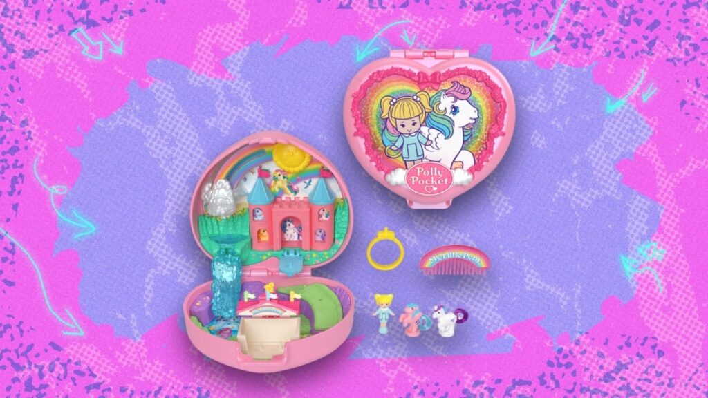 My Little Pony x Polly Pocket Compact brings two nostalgic toy worlds together My Little Pony x Polly Pocket Compact brings two nostalgic toy worlds together