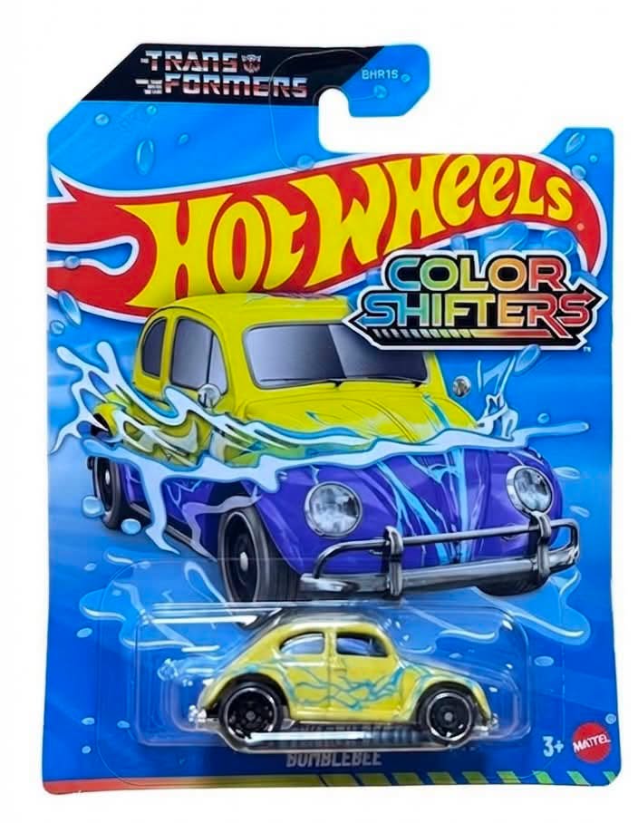 Hot Wheels x Transformers Color Shifters Bumblebee In-Package Image Reveal
