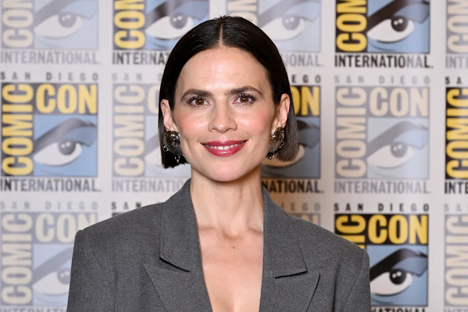 Hayley Atwell at 2026 San Diego Comic-Con.