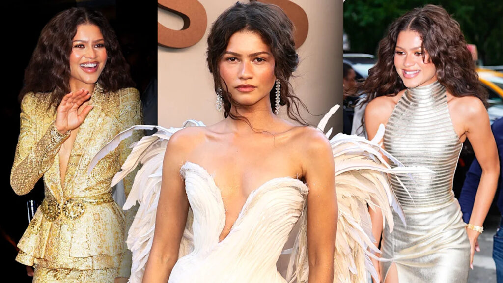 Zendaya goes full Greek goddess on ‘The Odyssey’ press tour: An otherworldly winged gown, a gilded Zuhair Murad look and more