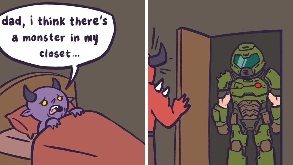 This Artist Created 25 Comics That Put A Hilarious Spin On Movies, Games, And Pop Culture