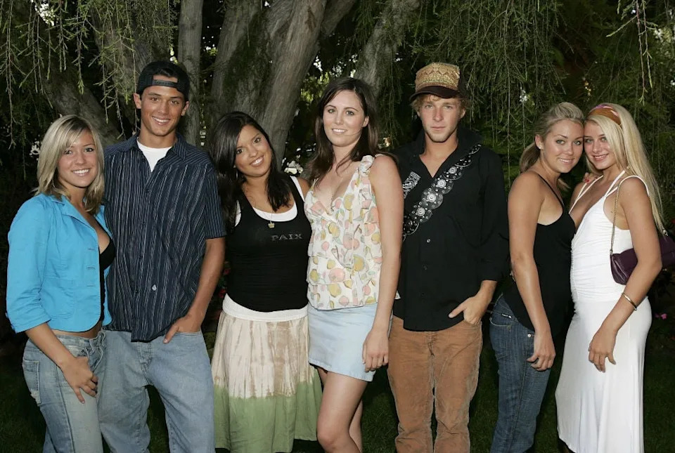 Kristin Cavallari, Stephen Colletti, Lauren Conrad and other cast members from "Laguna Beach"