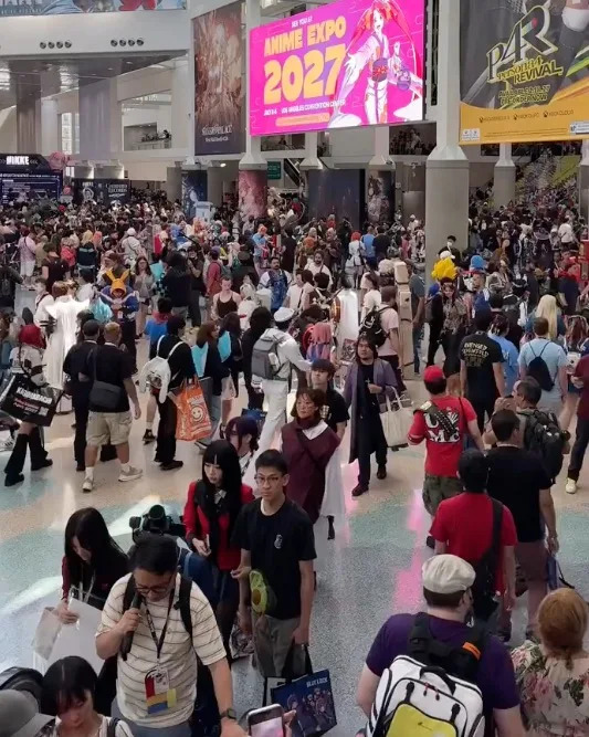 Anime lovers all flocked to the Convention Center for Anime Expo Instagram/secret.losangeles
