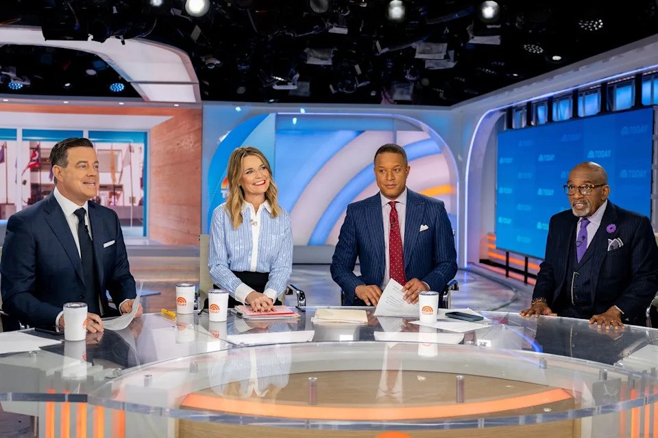 Carson Daly, Savannah Guthrie, Craig Melvin, and Al Roker on 'Today'Credit: Nathan Congleton/NBC via Getty