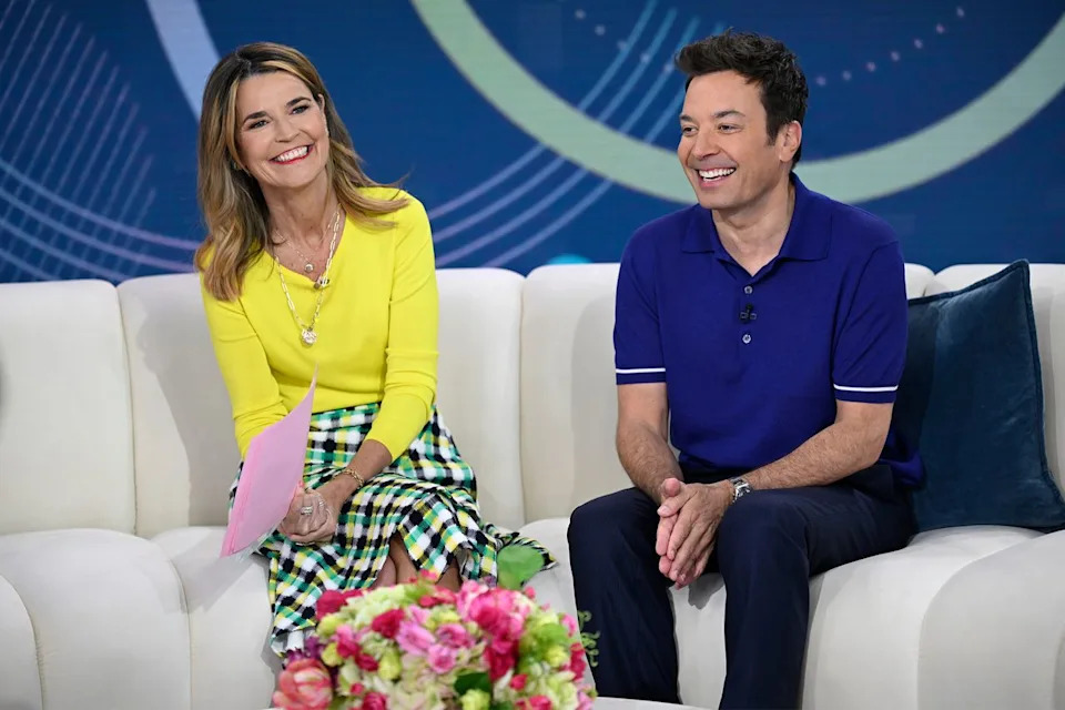 Savannah Guthrie and Jimmy Fallon on 'Today'Credit: Scott Gries/NBC via Getty