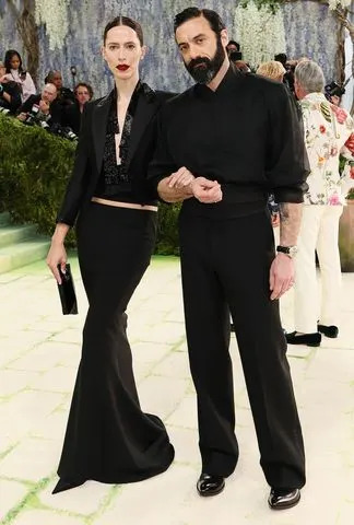 Rebecca Hall and Morgan Spector attend the 2026 Met Gala on May 04, 2026, in New York City.Credit: Mike Coppola/Getty
