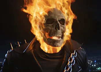 Nicholas Cage portrayed Ghost Rider in the 2007 film
