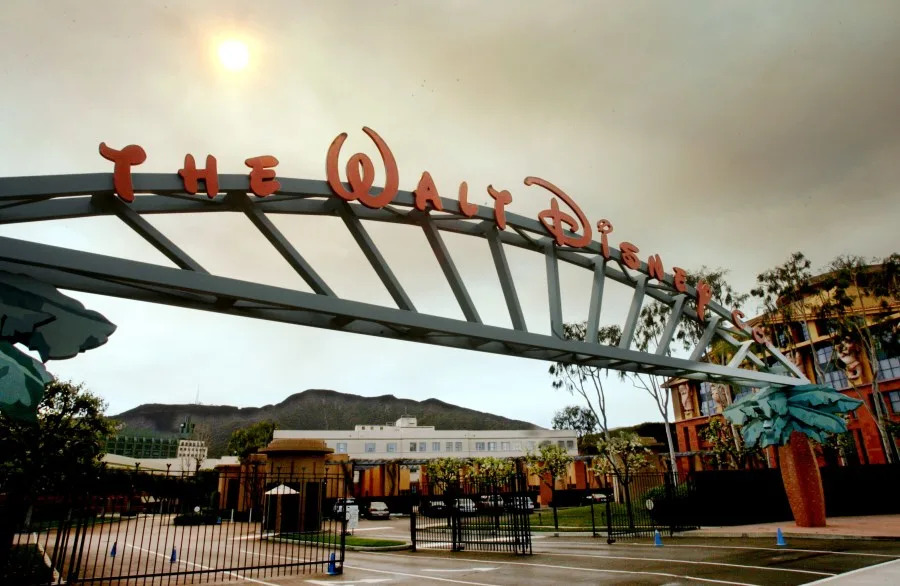 <em>Disney corporate headquarters in Burbank, Calif., is seen Monday, Feb. 6, 2006. (AP Photo/Reed Saxon)</em>