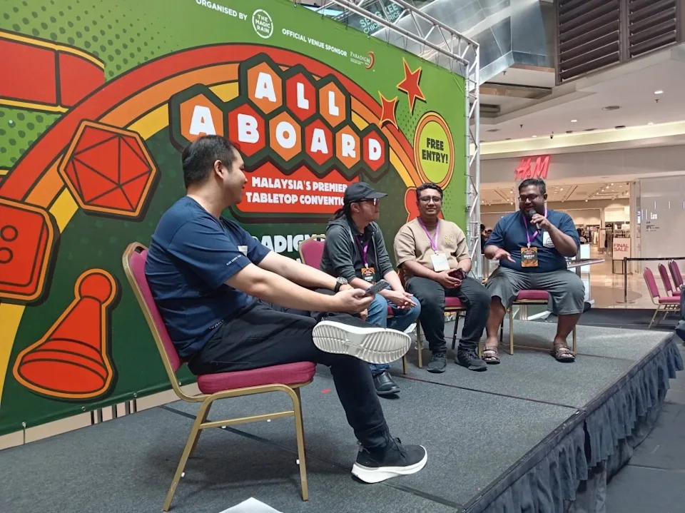 Panel discussion on tabletop gaming held as part of All Aboard 2026's programme. — Picture via Facebook/All Aboard