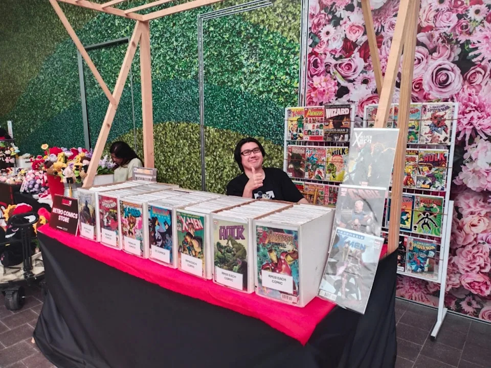 Jeremy Shia from Retro Comics. — Picture by Ian Jeremiah Patrick