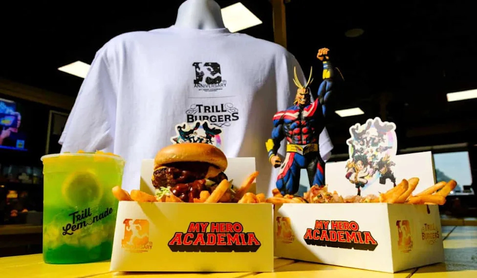 Trill Burgers and My Hero Academia collaboration.