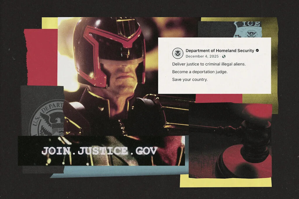 Trump is reshaping immigration courts with help from a brutal comic book character