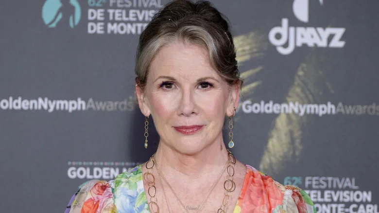 Melissa Gilbert posing for a red carpet photo