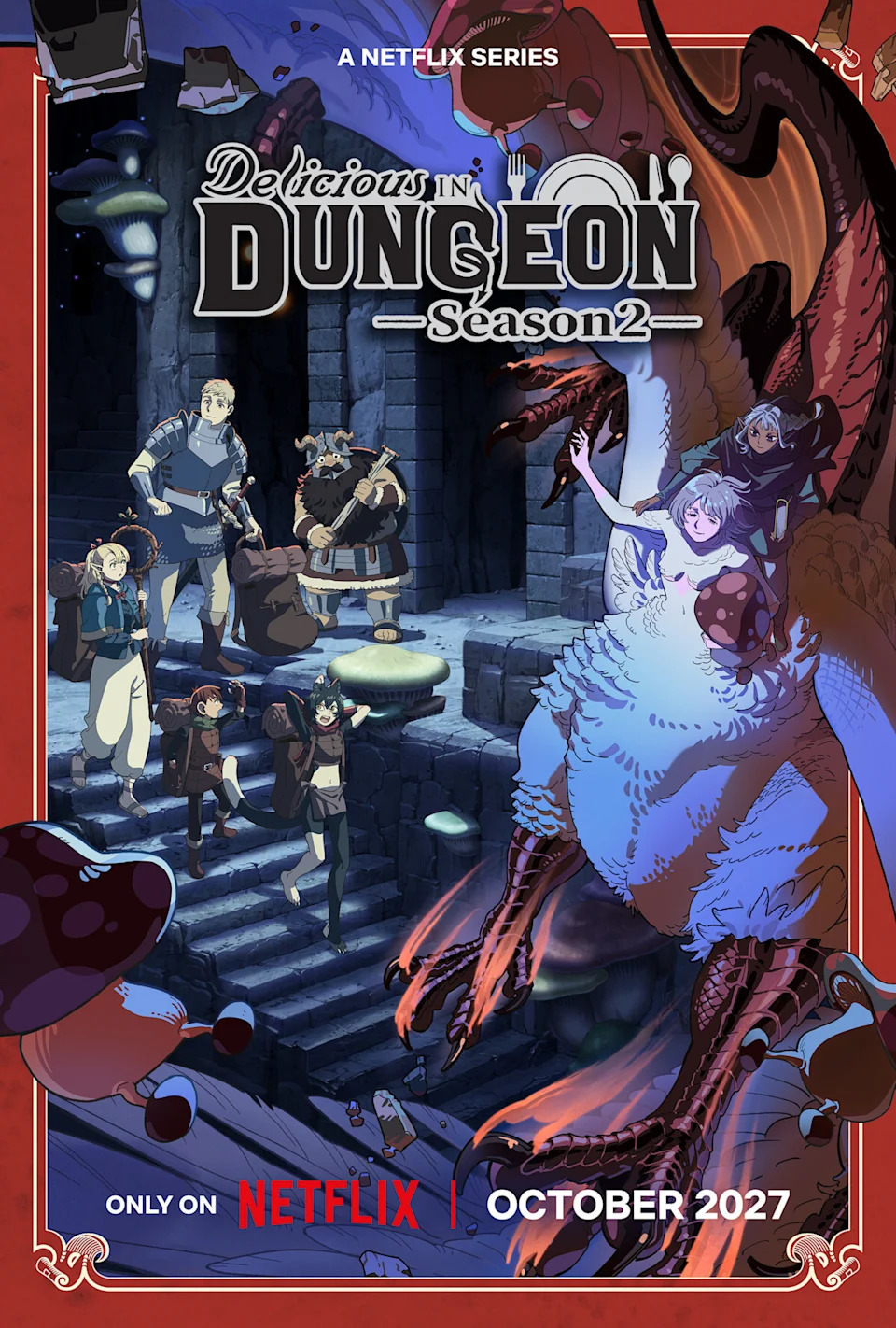 Photograph: courtesy Netflix'Delicious in Dungeon' season 2 teaser image
