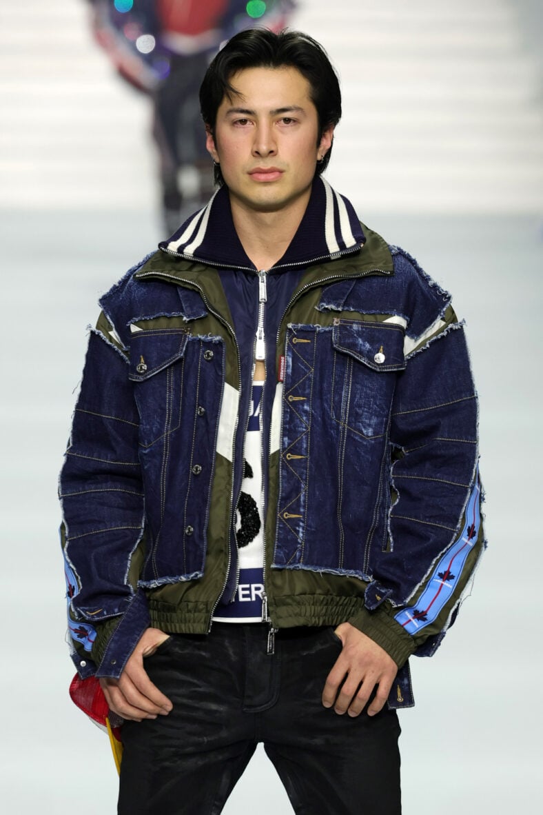 Hudson Williams photo of him on a runway