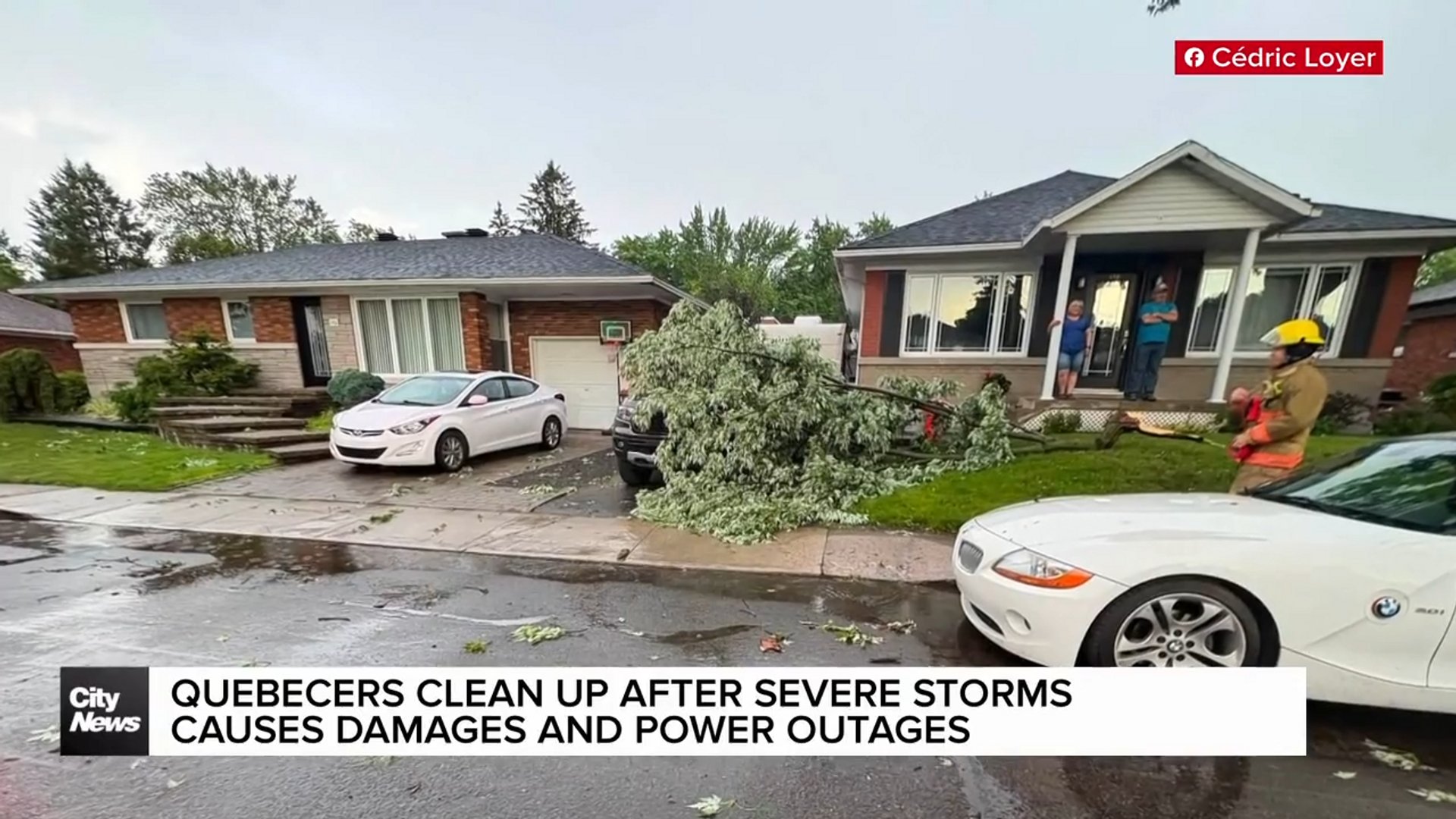 Storm rips through Quebec's Laurentians, Lanaudière amid heat wave