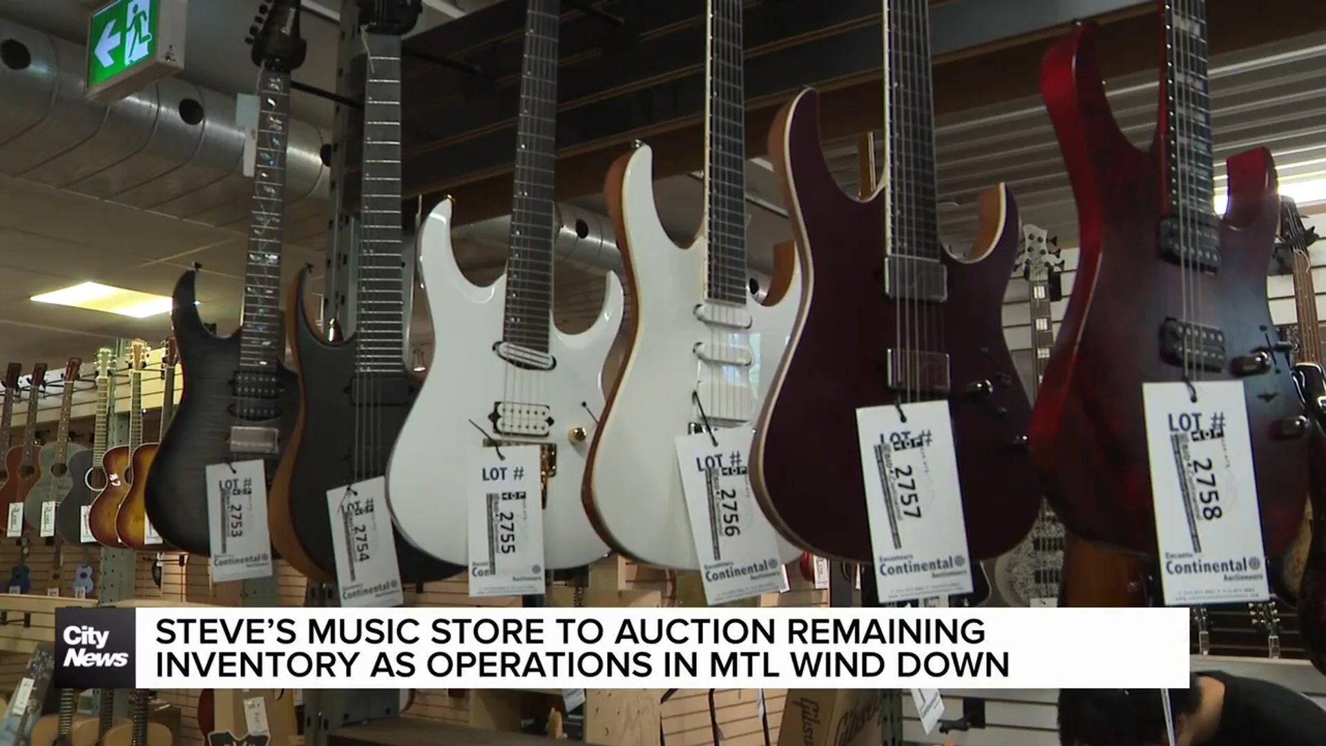 Montreal’s Steve’s Music Store to auction off remaining inventory