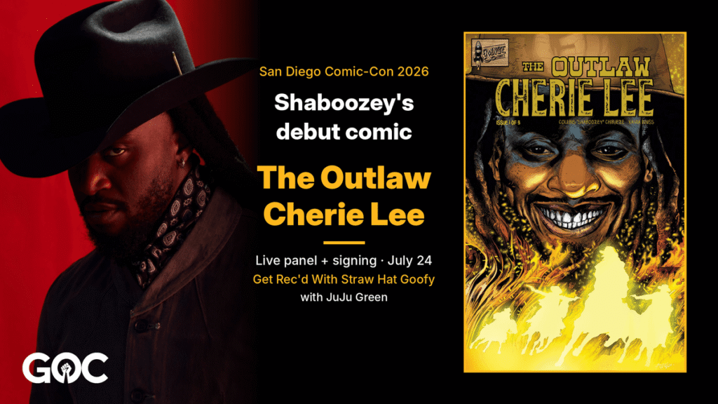 Shaboozey Brings Debut Comic ‘The Outlaw Cherie Lee’ to San Diego Comic