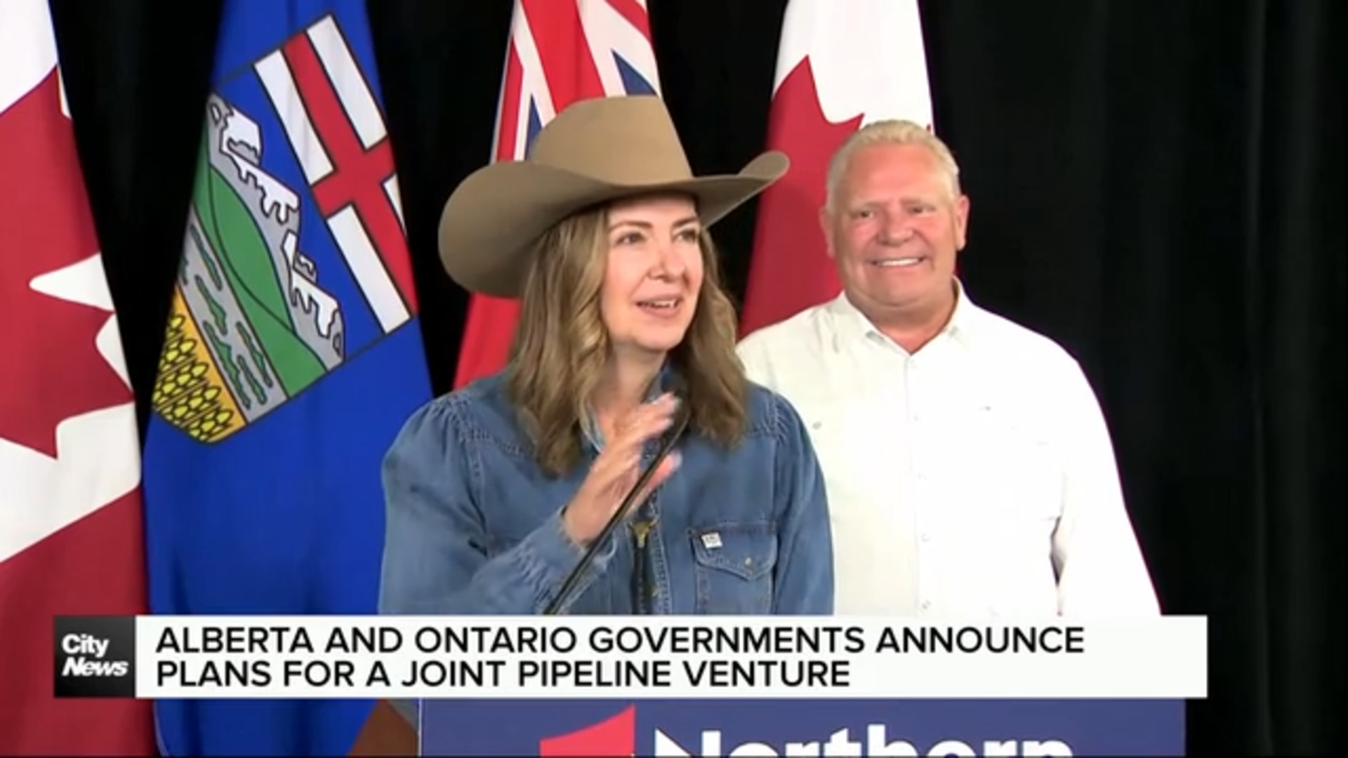 Alberta and Ontario governments announce plans for a joint pipeline venture