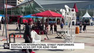 Edmonton International Street Performers Festival kicks off for 42nd year