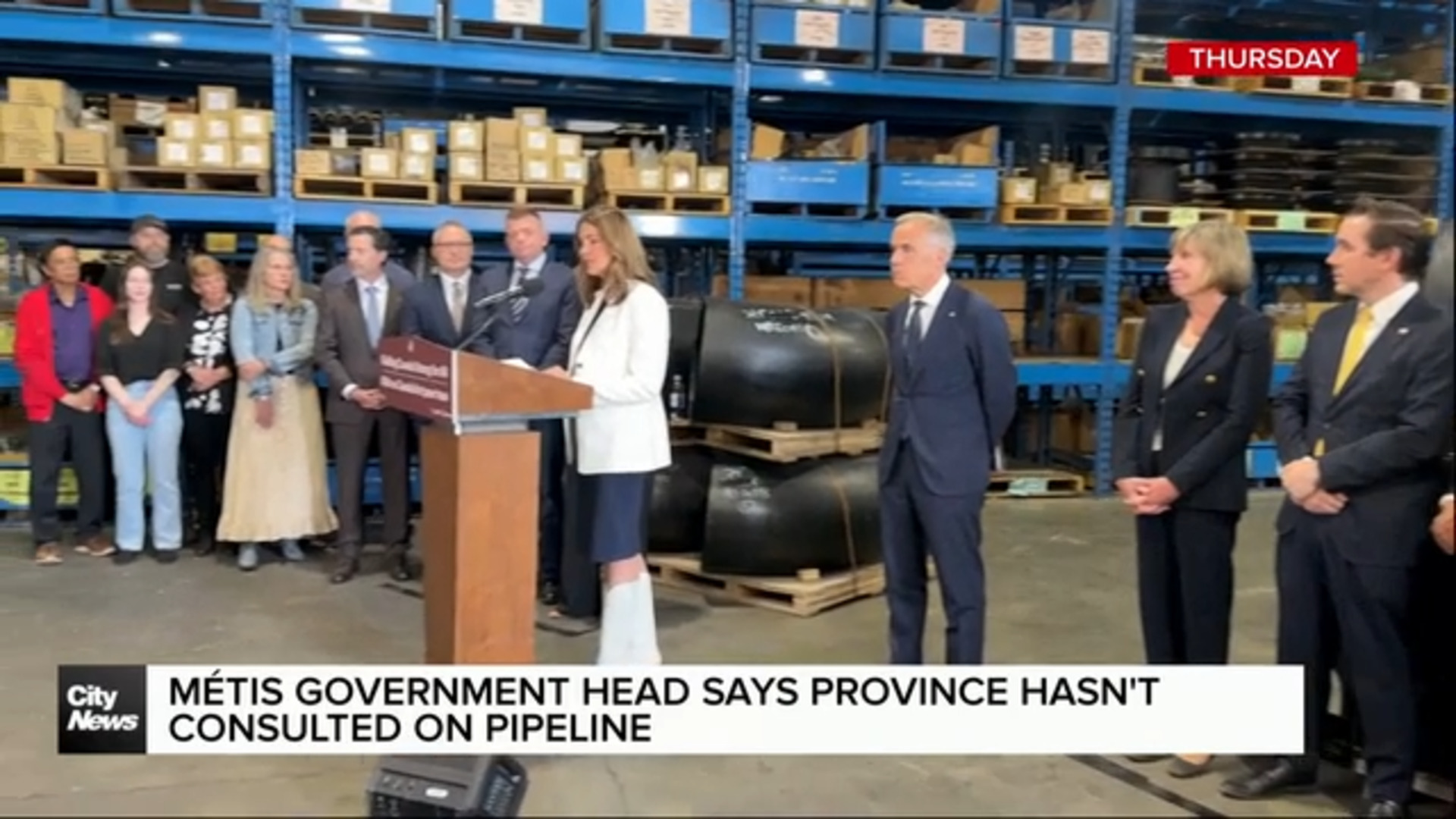 Métis government head says province hasn't consulted on pipeline