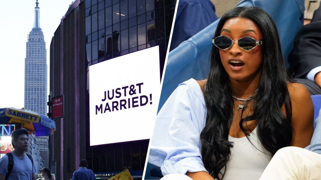 Simone Biles says unexpected celebrity ‘stole’ her sunglasses at Taylor Swift’s wedding